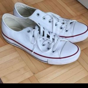 Leather white converse, Chuck Taylor , all star